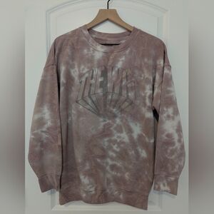 THE WHO Tailgate Purple Tie Dye Sweatshirt XS